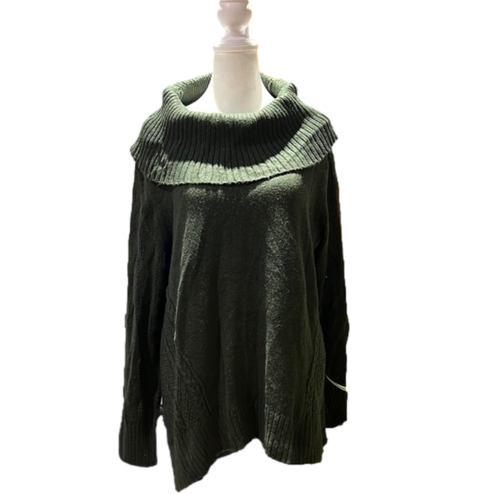 Style & Co Cowl Neck Long Sleeve Knit Sweater XL